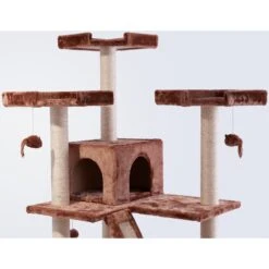 Frisco 72-in Large Base Faux Fur Cat Tree & Condo -Frisco Sales Store 101809 PT2. AC SS1800 V1584452233