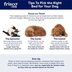 Frisco Pillow Dog Bed W/ Removeable Cover 12 Frisco Pillow Dog Bed W/ Removeable Cover -Frisco Sales Store 113294 PT7. AC SS1800 V1668199311