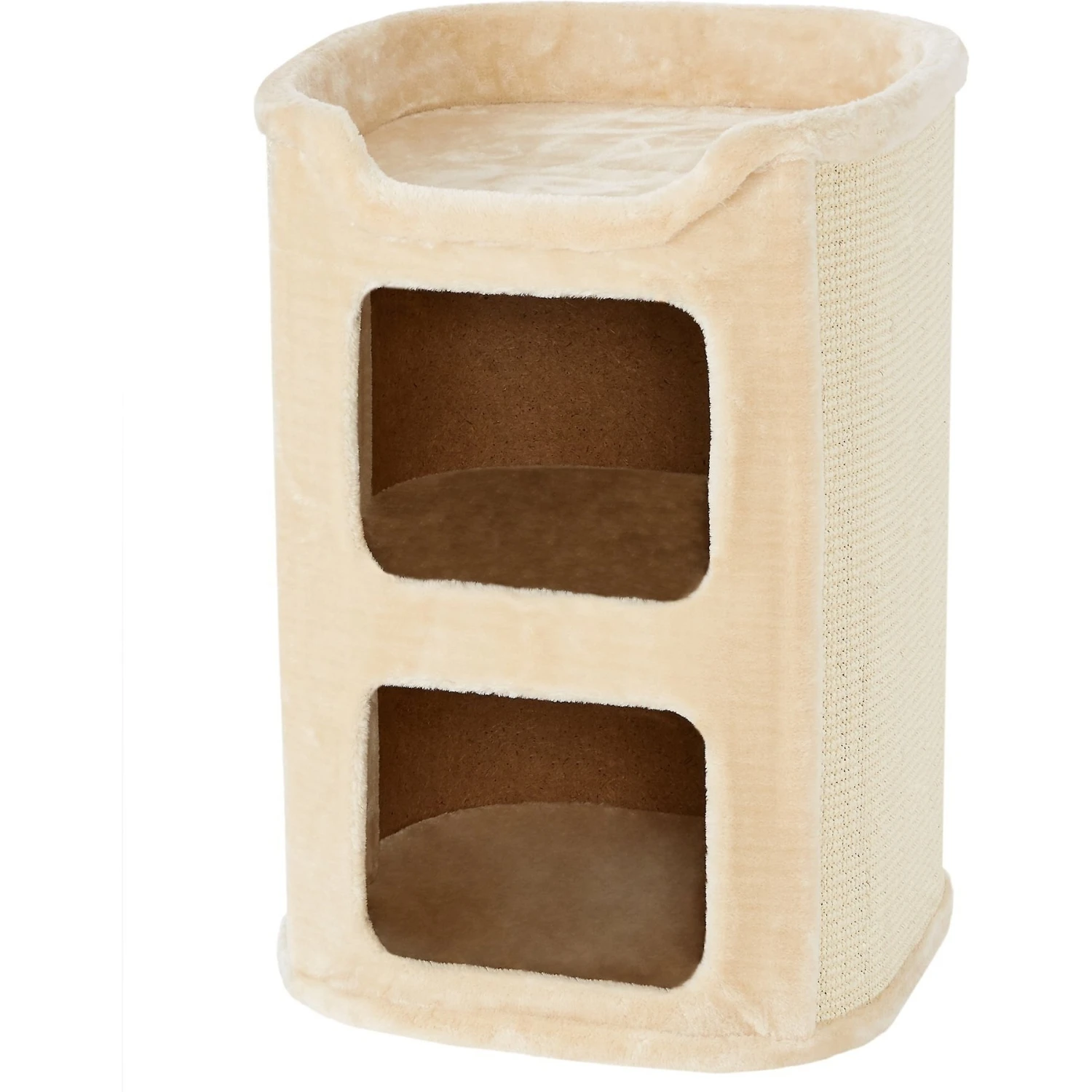 Frisco 24-in 2-Story Faux Fur Cat Condo 8 Frisco 24-in 2-Story Faux Fur Cat Condo - Image 6