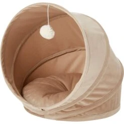Frisco Foldable Canopy Cat Bed, Sandy Beige 9 Frisco Foldable Canopy Cat Bed, Sandy Beige -Frisco Sales Store 140164 PT2. AC SS1800 V1565384035
