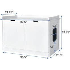 Frisco Decorative Bench Cat Litter Box Cover 11 Frisco Decorative Bench Cat Litter Box Cover -Frisco Sales Store 156788 PT3. AC SS1800 V1570480071