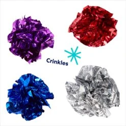 Frisco Colorful Crinkle Ball Cat Toy 9 Frisco Colorful Crinkle Ball Cat Toy -Frisco Sales Store 166330 PT2. AC SS1800 V1686579202