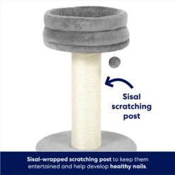 Frisco 24.8-in Heavy Duty Faux Fur Cat Tree -Frisco Sales Store 169397 PT2. AC SS1800 V1667229717