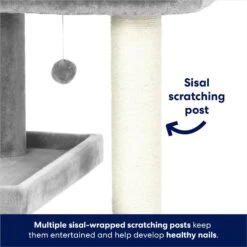 Frisco 42-in Heavy Duty Faux Fur Cat Tree & Condo -Frisco Sales Store 169398 PT3. AC SS1800 V1667228362