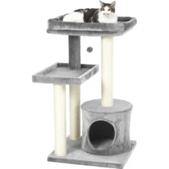 Frisco 42-in Heavy Duty Faux Fur Cat Tree & Condo -Frisco Sales Store 169398 PT5. AC SS1800 V1584453369