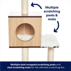 Frisco 62-in Modern Cat Tree & Condo 10 Frisco 62-in Modern Cat Tree & Condo -Frisco Sales Store 177901 PT2. AC SS1800 V1667227352