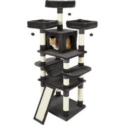 Frisco 68-in Faux Fur Cat Tree & Condo -Frisco Sales Store 180384 PT5. AC SS1800 V1584453423