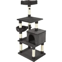Frisco 59-in Faux Fur Cat Tree & Condo -Frisco Sales Store 180387 PT6. AC SS1800 V1584453440