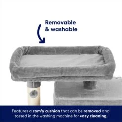 Frisco 33-in Faux Fur Cat Tree & Condo -Frisco Sales Store 180389 PT3. AC SS1800 V1667227151