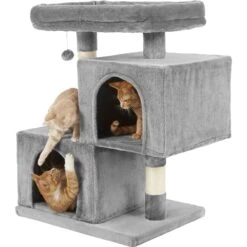 Frisco 33-in Faux Fur Cat Tree & Condo -Frisco Sales Store 180389 PT4. AC SS1800 V1584453144