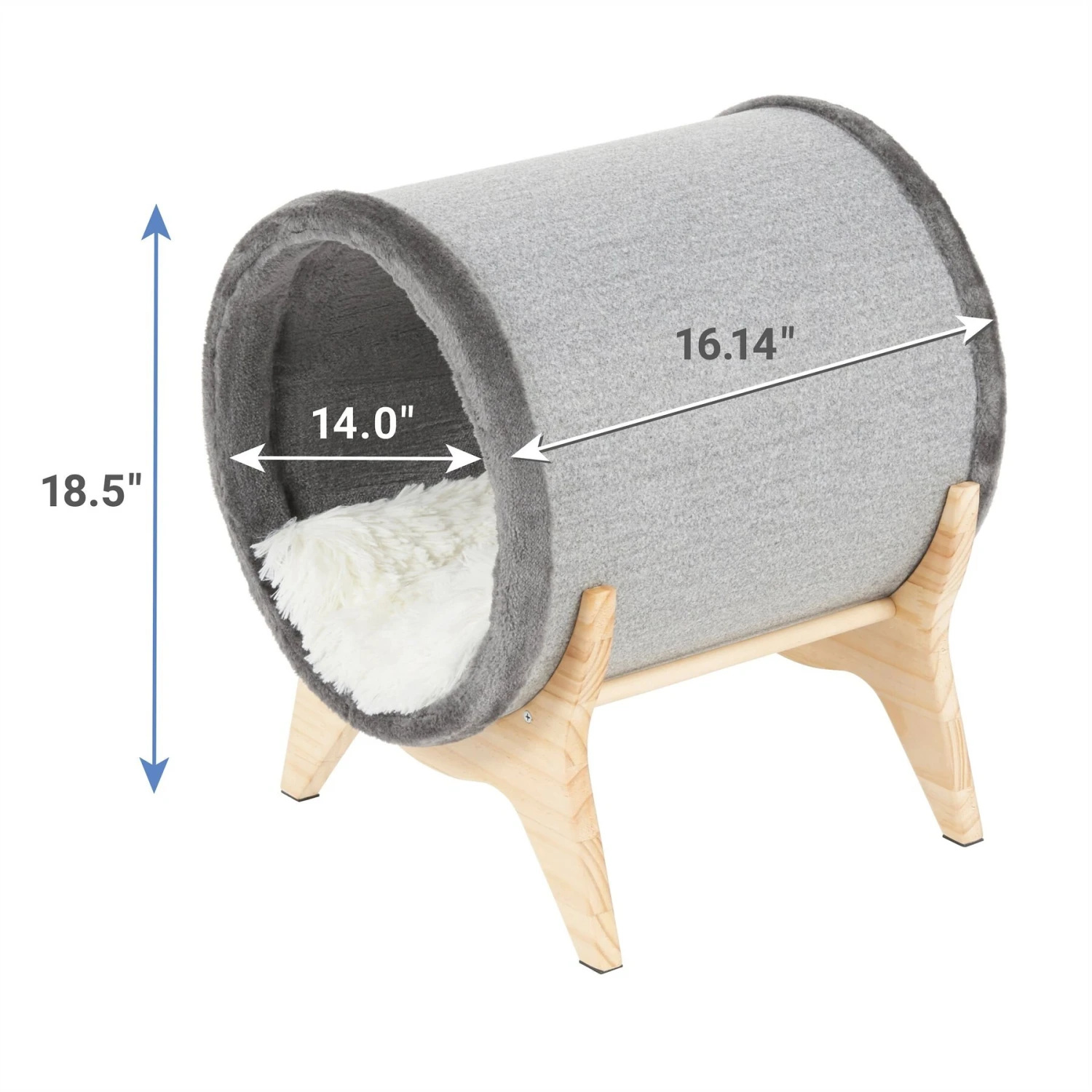 Frisco Modern Tunnel Elevated Cat Bed 4 Frisco Modern Tunnel Elevated Cat Bed - Image 2
