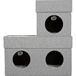 Frisco Double Cube Stackable And Collapsible Cat Condo -Frisco Sales Store 214369 PT6. AC SS1800 V1589908944