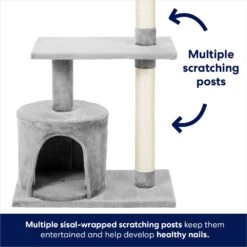 Frisco 38-in Cat Tree With Condo, Top Perch & Toy -Frisco Sales Store 214377 PT3. AC SS1800 V1667227088