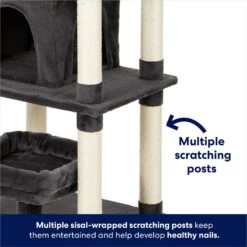 Frisco 66-in Cat Tree With Bed, Condo, Lounge Basket & Top Perch 12 Frisco 66-in Cat Tree With Bed, Condo, Lounge Basket & Top Perch -Frisco Sales Store 214381 PT4. AC SS1800 V1667229235