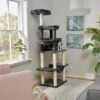 Frisco 73-in Cat Tree With Hammock, Condo, Lounge Basket, Top Perch & Bed -Frisco Sales Store 214384 MAIN. AC SS1800 V1606832265