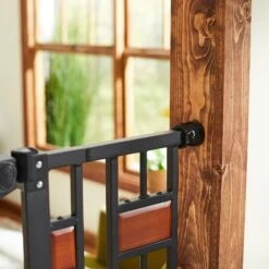 Frisco Wood Accents Extra Tall Auto-close Dog Gate -Frisco Sales Store 221968 PT3. AC SS1800 V1595282171