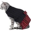 Frisco Plaid Cable Knit Dog & Cat Sweater Dress -Frisco Sales Store 223739 MAIN. AC SS1800 V1661865672