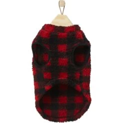 Frisco Ultra Lightweight Plaid Dog & Cat Fleece Vest -Frisco Sales Store 224280 PT4. AC SS1800 V1599006380