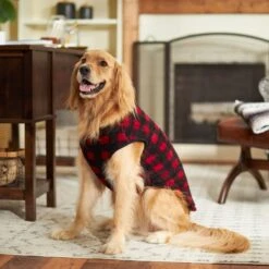 Frisco Ultra Lightweight Plaid Dog & Cat Fleece Vest -Frisco Sales Store 224280 PT7. AC SS1800 V1599566504