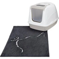 Frisco Microfiber Chenille Cat Silhouette Litter Mat -Frisco Sales Store 235902 PT3. AC SS1800 V1603342031