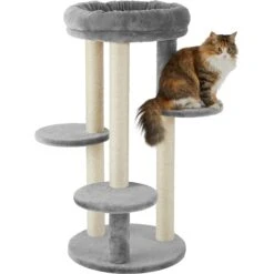 Frisco 41-in Faux Fur Cat Tree 10 Frisco 41-in Faux Fur Cat Tree -Frisco Sales Store 236538 PT2. AC SS1800 V1615987393