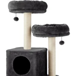 Frisco 55-in Faux Fur Cat Tree & Condo -Frisco Sales Store 236542 PT3. AC SS1800 V1615987317