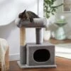 Frisco 24.8-in Faux Fur Cat Tree & Condo -Frisco Sales Store 236544 MAIN. AC SS1800 V1637693529
