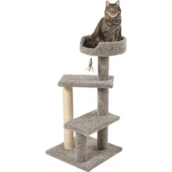 Frisco 41.5-in Real Carpet Wooden Cat Tree 10 Frisco 41.5-in Real Carpet Wooden Cat Tree -Frisco Sales Store 244527 PT2. AC SS1800 V1603328533