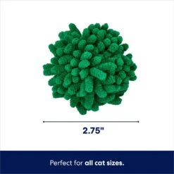 Frisco Holiday Moppy Ball Cat Toy With Catnip, 3 Count -Frisco Sales Store 244935 PT1. AC SS1800 V1695043849