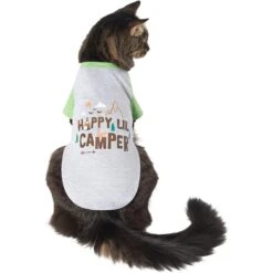 Frisco Happy Lil' Camper Dog & Cat T-Shirt -Frisco Sales Store 248789 PT2. AC SS1800 V1644959832