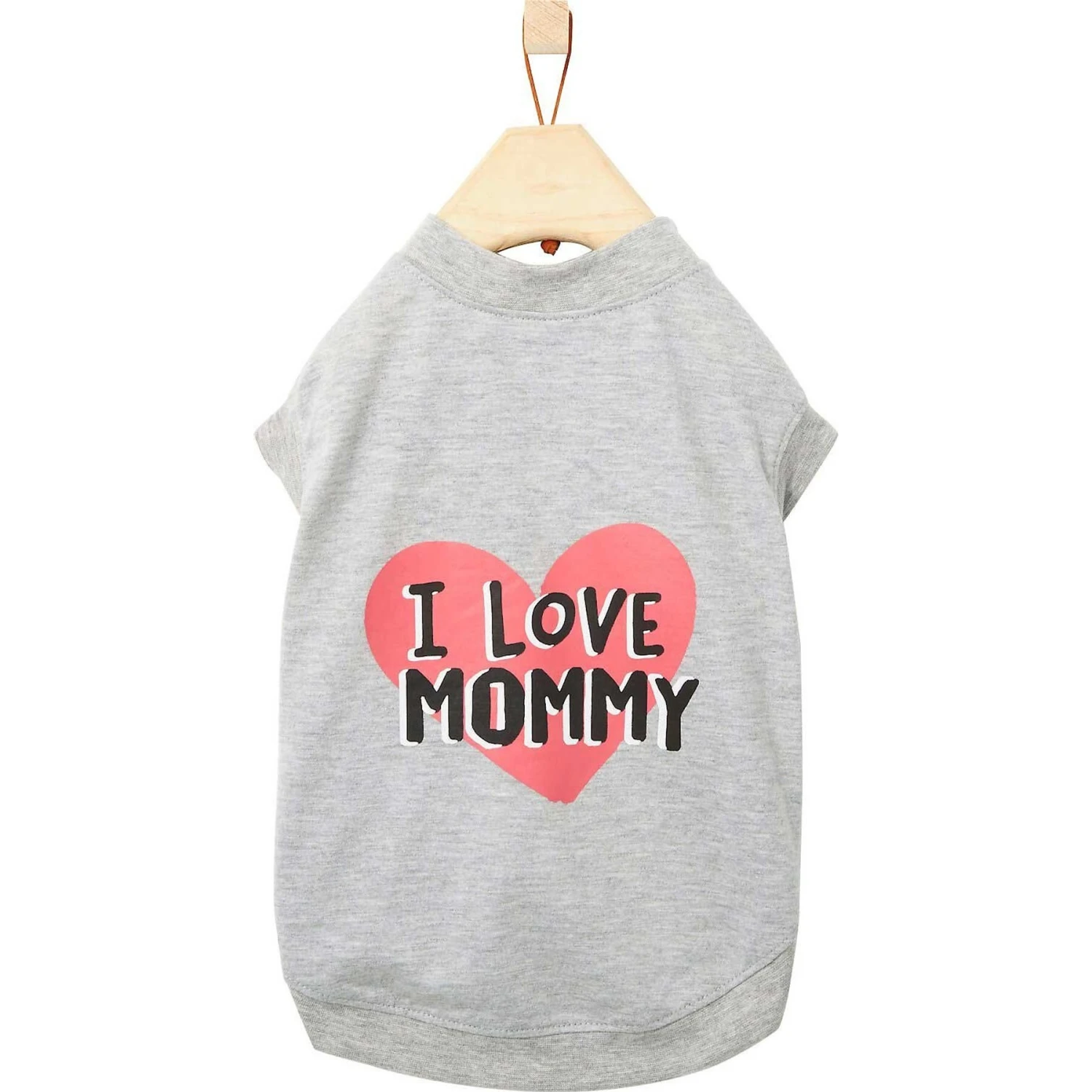Frisco I Love Mommy Dog & Cat T-Shirt, Gray 3 Frisco I Love Mommy Dog & Cat T-Shirt, Gray