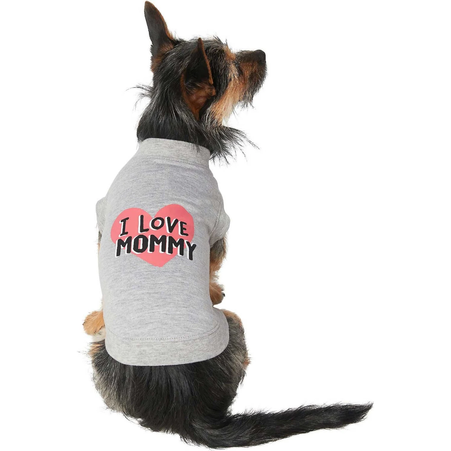 Frisco I Love Mommy Dog & Cat T-Shirt, Gray 5 Frisco I Love Mommy Dog & Cat T-Shirt, Gray - Image 3