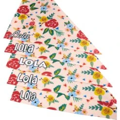 Frisco Floral Personalized Dog & Cat Bandana 15 Frisco Floral Personalized Dog & Cat Bandana -Frisco Sales Store 254255 PT4. AC SS1800 V1618508284