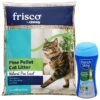 Fresh Step Products Fresh Scent Cat Litter Deodorizing Crystals & Frisco Pine Pellet Unscented Non-Clumping Wood Cat Litter 2 Fresh Step Products Fresh Scent Cat Litter Deodorizing Crystals & Frisco Pine Pellet Unscented Non-Clumping Wood Cat Litter -Frisco Sales Store 255591 MAIN. AC SS1800 V1660255241