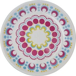 Frisco Kaleidoscope Pattern Non-skid Ceramic Cat Dish -Frisco Sales Store 256092 PT4. AC SS1800 V1617042722