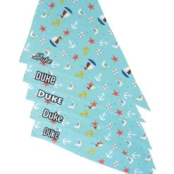 Frisco Nautical Personalized Dog & Cat Bandana -Frisco Sales Store 258762 PT4. AC SS1800 V1619560038