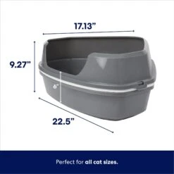 Frisco Corner Sifting Cat Litter Box With Rim 7 Frisco Corner Sifting Cat Litter Box With Rim -Frisco Sales Store 264933 PT1. AC SS1800 V1675368888