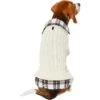 Frisco Cream Cable Knit Dog & Cat Sweater, White/Red Plaid 1 Frisco Cream Cable Knit Dog & Cat Sweater, White/Red Plaid -Frisco Sales Store 268057 MAIN. AC SS1800 V1628629892