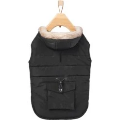 Frisco Mid-Heavyweight Cinching Insulated Dog & Cat Parka, Black/Red Plaid -Frisco Sales Store 268382 PT4. AC SS1800 V1628825564