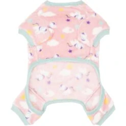 Frisco Dog & Cat Cozy Plush Fleece PJs, Unicorns -Frisco Sales Store 268469 PT4. AC SS1800 V1637686051