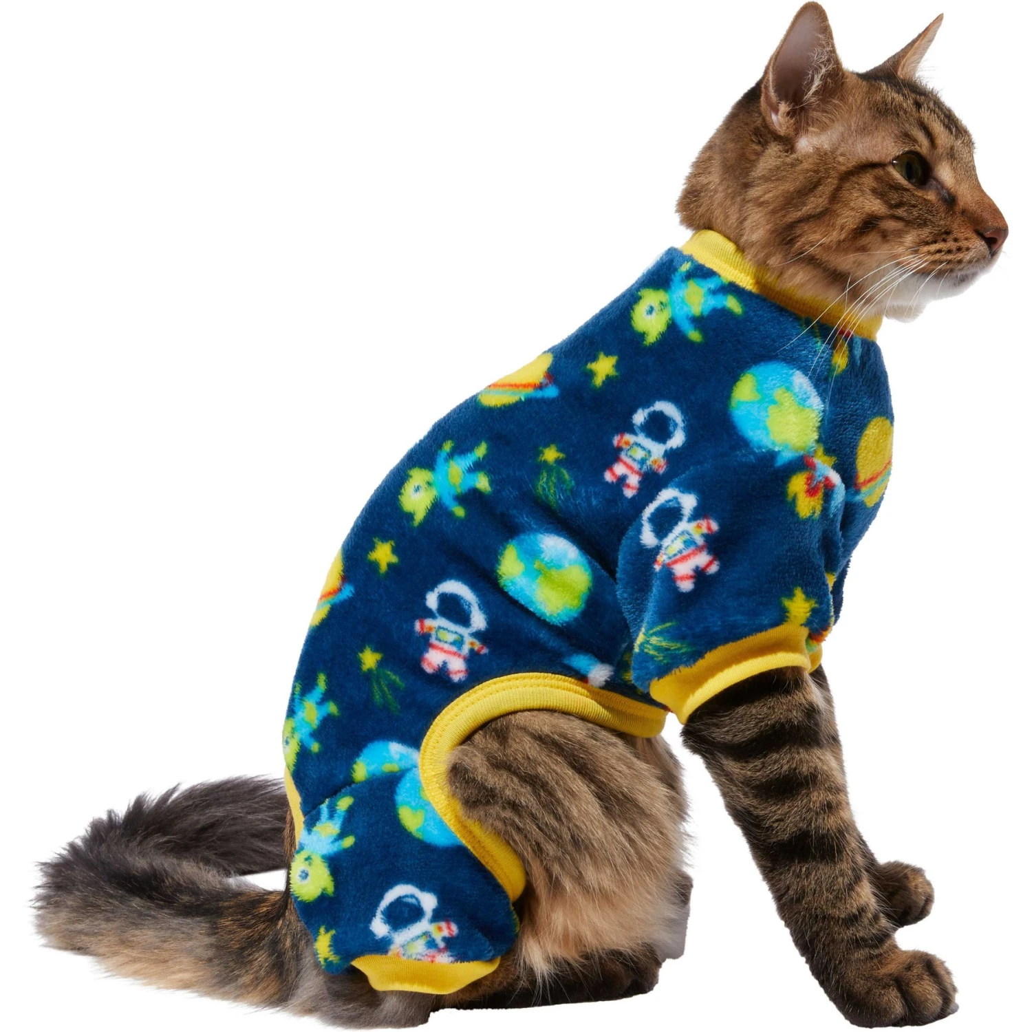 Frisco Dog & Cat Cozy Plush Fleece PJs, Outer Space 3 Frisco Dog & Cat Cozy Plush Fleece PJs, Outer Space