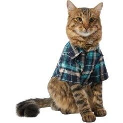 Frisco Multi-Plaid Dog & Cat Flannel Shirt -Frisco Sales Store 268588 PT3. AC SS1800 V1637675820