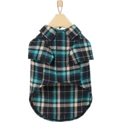 Frisco Multi-Plaid Dog & Cat Flannel Shirt -Frisco Sales Store 268588 PT4. AC SS1800 V1637707676