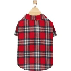 Frisco Red Plaid Dog & Cat Shirt