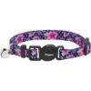 Frisco Midnight Floral Cat Collar -Frisco Sales Store 269490 MAIN. AC SS1800 V1616074621