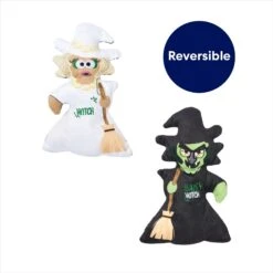 Frisco Halloween Good Witch, Bad Witch Reversible Plush Cat Toy With Catnip 9 Frisco Halloween Good Witch, Bad Witch Reversible Plush Cat Toy With Catnip -Frisco Sales Store 270301 PT2. AC SS1800 V1689872847