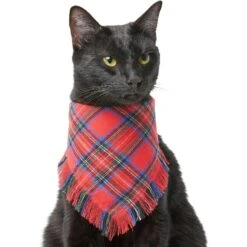 Frisco Red/Green Plaid Dog & Cat Flannel Bandana 12 Frisco Red/Green Plaid Dog & Cat Flannel Bandana -Frisco Sales Store 276201 PT2. AC SS1800 V1637715100