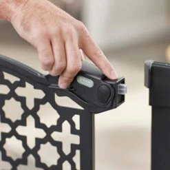 Frisco Metal Pattern Extra Wide Auto-close Dog Gate 8 Frisco Metal Pattern Extra Wide Auto-close Dog Gate -Frisco Sales Store 280285 PT4. AC SS1800 V1627400531