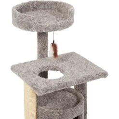 Frisco 37-in Real Carpet Cat Tree With Condo, Grey 8 Frisco 37-in Real Carpet Cat Tree With Condo, Grey -Frisco Sales Store 282755 PT3. AC SS1800 V1621949298