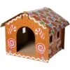 Frisco Holiday Gingerbread House Cardboard Cat House Cat Toy 2 Frisco Holiday Gingerbread House Cardboard Cat House Cat Toy -Frisco Sales Store 287289 MAIN. AC SS1800 V1694812849